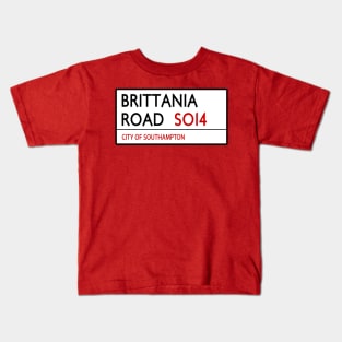 Brittania Road SO14 Southampton Kids T-Shirt